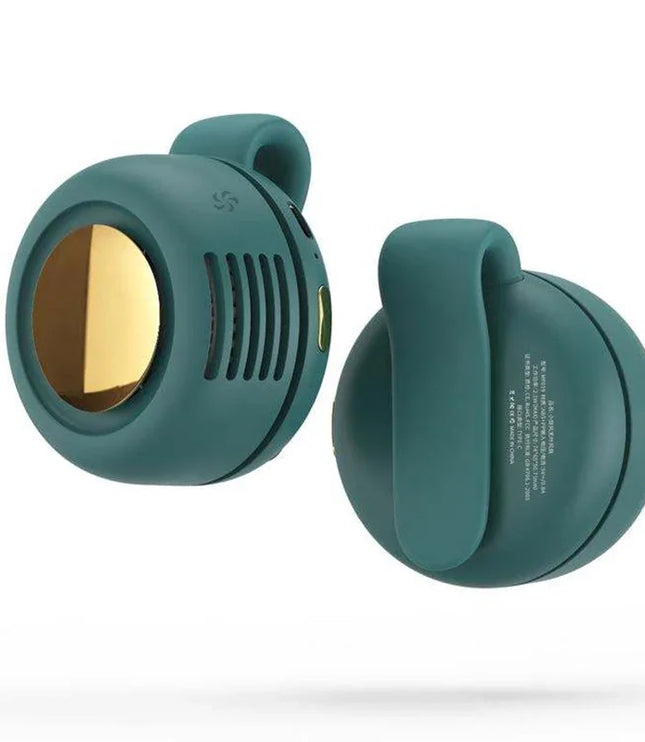 Whirlwind Leafless Fan With Portable Button Design USB Charging Silent Portable Mini Fan For Home And Outdoor Travel