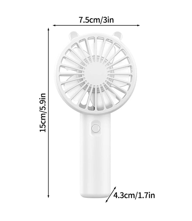 Cute Mini Portable Fan Mini Eyelash Fan Handheld Fan With Battery Office Outdoor Travel Small Fan Summer Refreshing Student Gift