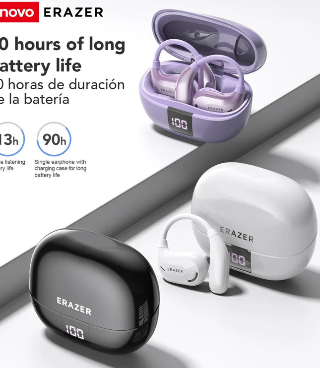 ERAZER XT66PRO Bluetooth Earphones ASMR Headsets DIY APP AI Translator Earbuds Wireless Headphones 13 Hours long life Display
