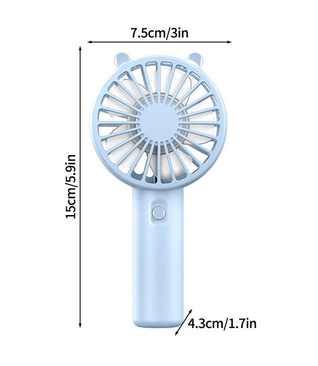 Cute Mini Portable Fan Mini Eyelash Fan Handheld Fan With Battery Office Outdoor Travel Small Fan Summer Refreshing Student Gift