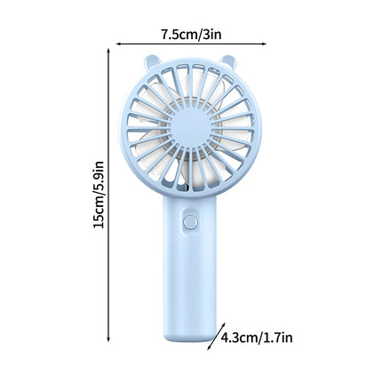 Cute Mini Portable Fan Mini Eyelash Fan Handheld Fan With Battery Office Outdoor Travel Small Fan Summer Refreshing Student Gift