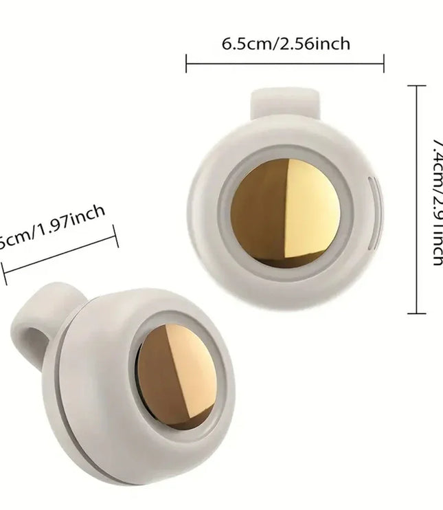 Whirlwind Leafless Fan With Portable Button Design USB Charging Silent Portable Mini Fan For Home And Outdoor Travel