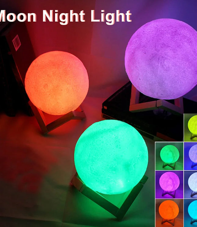 Book Light LED Moon Light Galaxy Light, Moon Night Light, Girl, Boy, Child Birthday Gift, Bedroom Decoration Indoor lighting