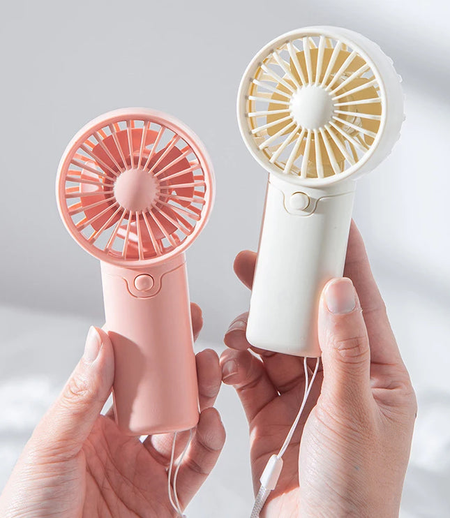 Cute Mini Portable Fan Mini Eyelash Fan Handheld Fan With Battery Office Outdoor Travel Small Fan Summer Refreshing Student Gift