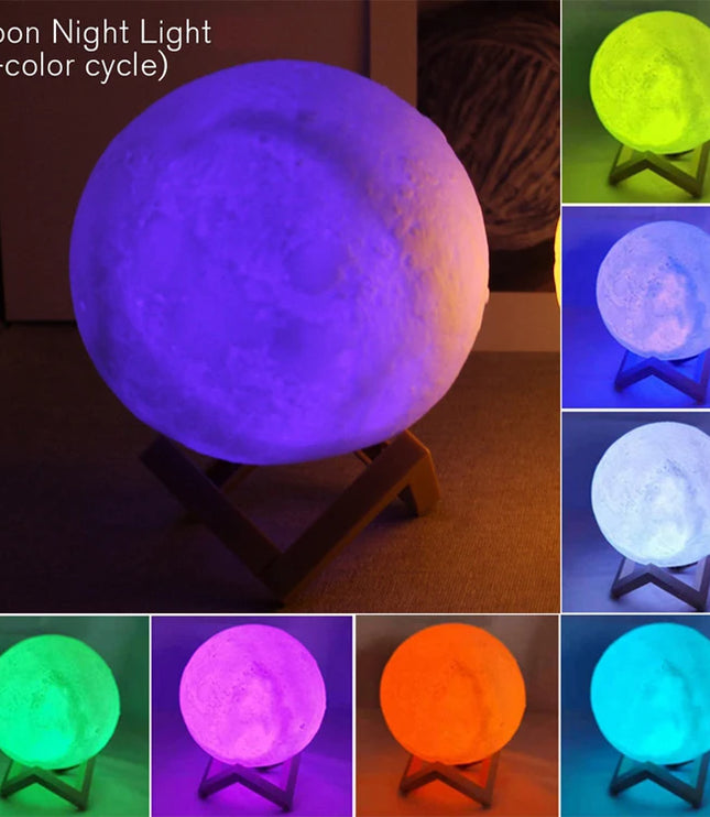 Book Light LED Moon Light Galaxy Light, Moon Night Light, Girl, Boy, Child Birthday Gift, Bedroom Decoration Indoor lighting