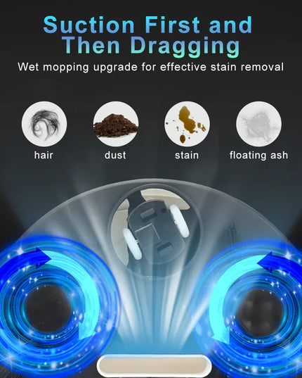 Fully Automatic Sweeping Robot Suction And Sweeping Mop Household Lazy Person Intelligent Three In One Sweeping Machine
