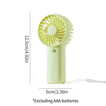 Cute Mini Portable Fan Mini Eyelash Fan Handheld Fan With Battery Office Outdoor Travel Small Fan Summer Refreshing Student Gift