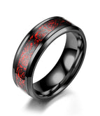 Black Ring Red Bottom