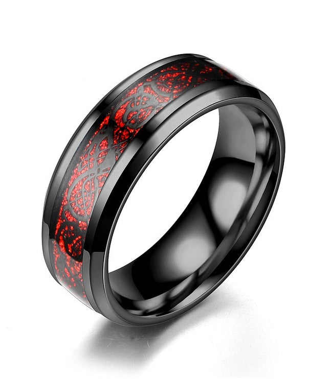 Titanium Steel Dragon Ring
