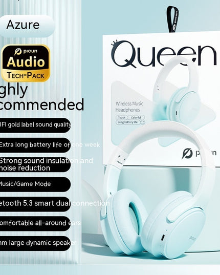 Headband Wireless Bluetooth Noise Canceling Headphones With Headset
