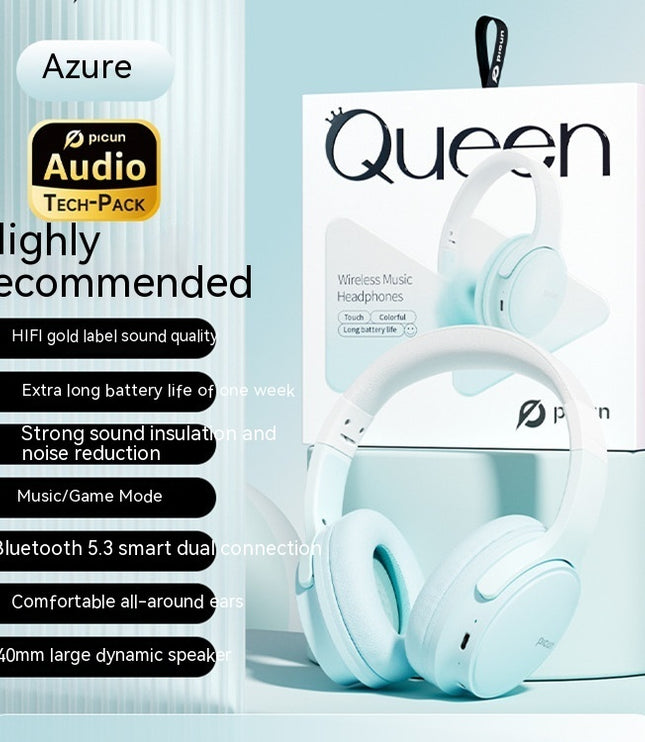 Headband Wireless Bluetooth Noise Canceling Headphones With Headset