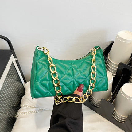 Casual Clashing Underarm Bag