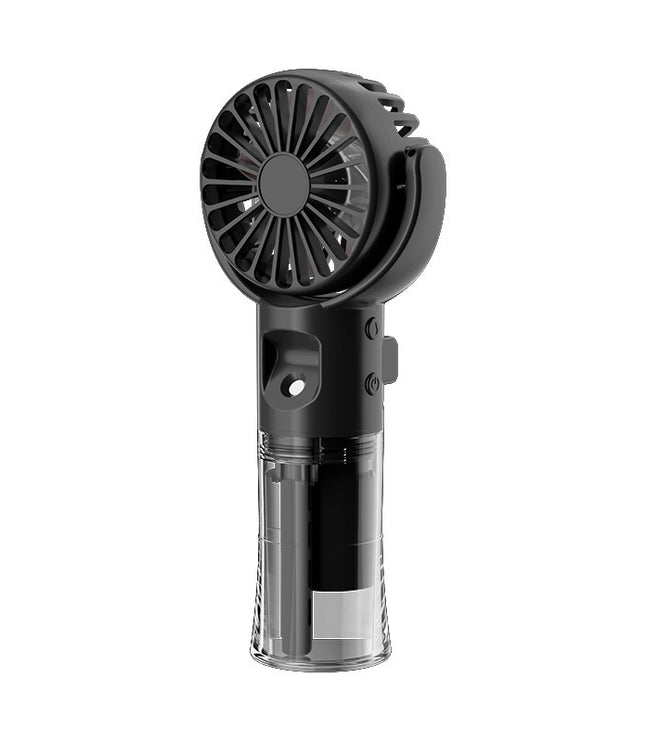 Portable Handheld Spray Fan 4-Speed Water Spray Mist Fan Summer Cooling Artifact USB Charging Summer Supplies Outdoor Mini Fan