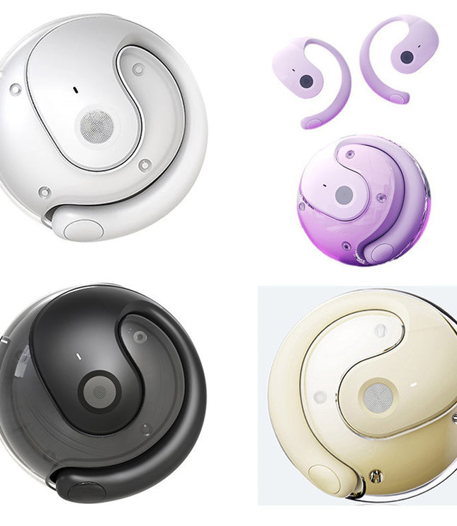 AI Translation Small Coconut Ball Wireless Bluetooth Headset Ear-mounted Headset
