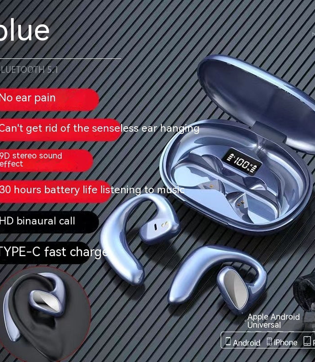 Wireless Bluetooth External Non-in-ear Ultra-long Life Battery Headset
