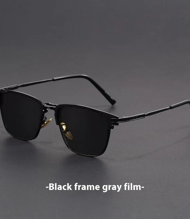 Retro Artistic UV Protection Small Square Box Sunglasses