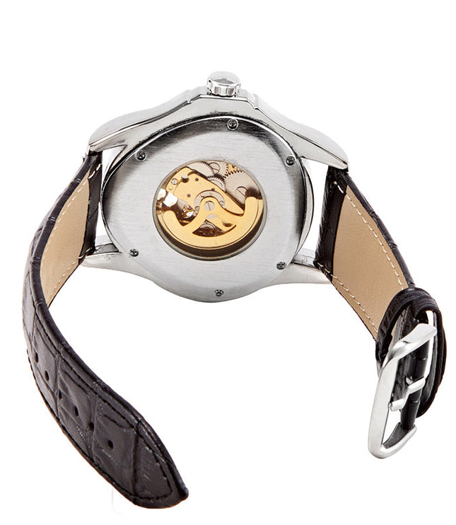 European And American Style Men's Fashion Casual Hollow Triangle Mechanical Watch