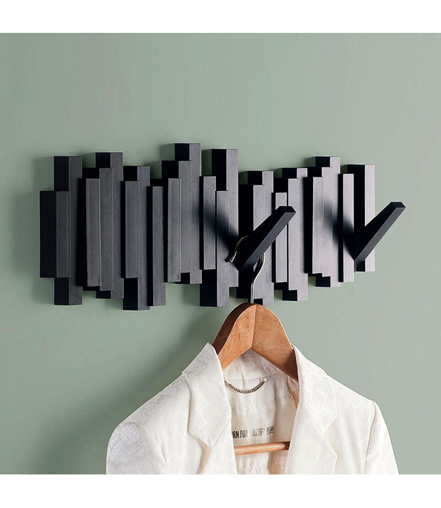 Creative Wall Wooden Pile Hook Wall Decoration Shelf
