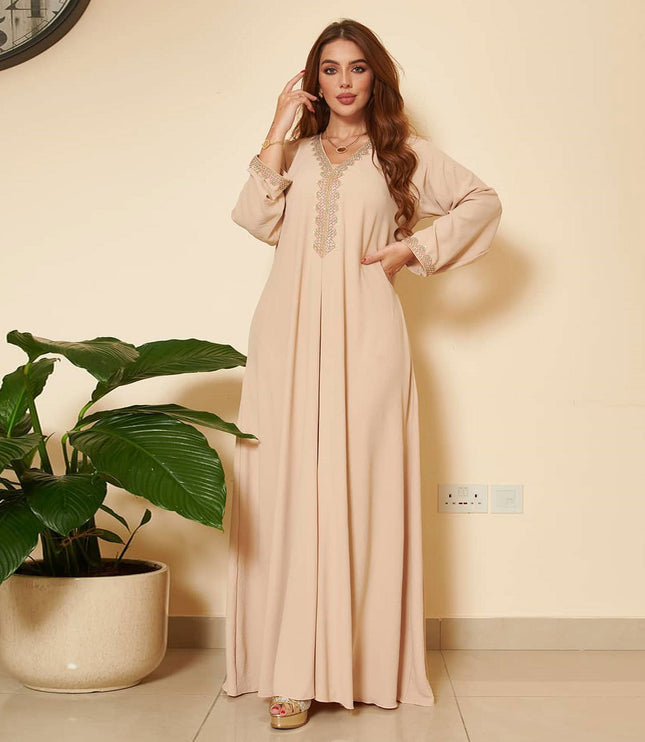 Middle East Muslim Women's Wear Swing Dress
