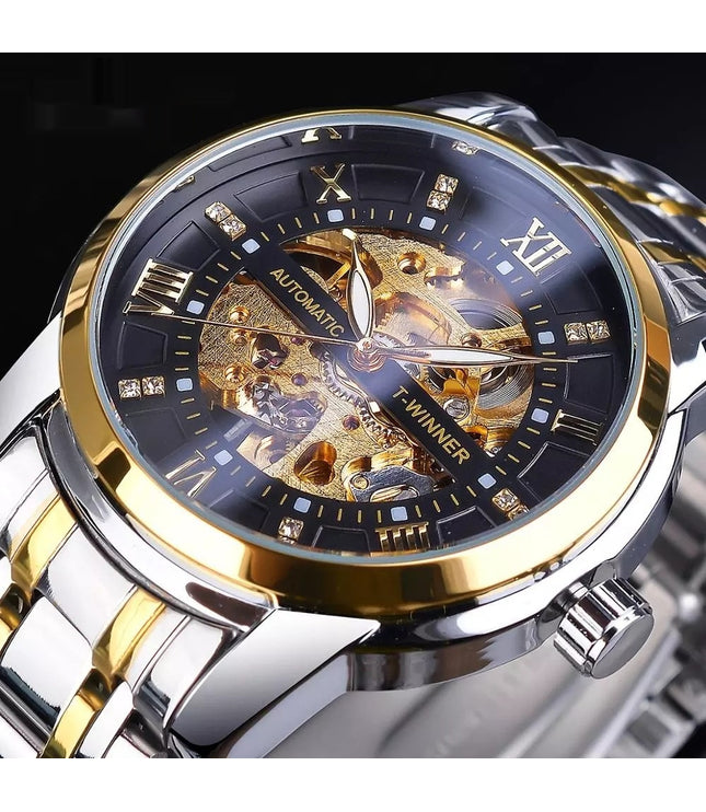 Men's Fashion Hollowed-out Waterproof Mechanical Watch