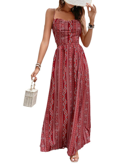 Slimming Bohemian Summer Slip Dress