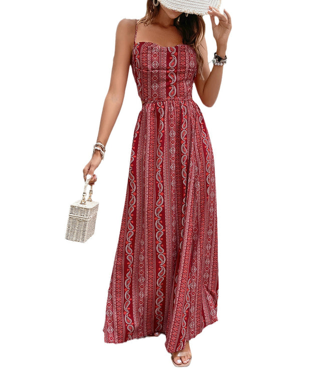 Slimming Bohemian Summer Slip Dress