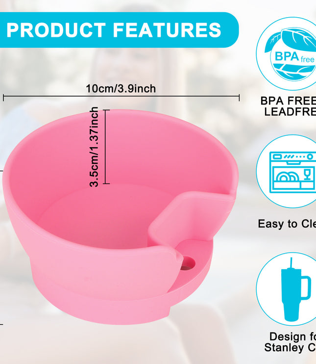 Popcorn Snack Cup Lid Straw