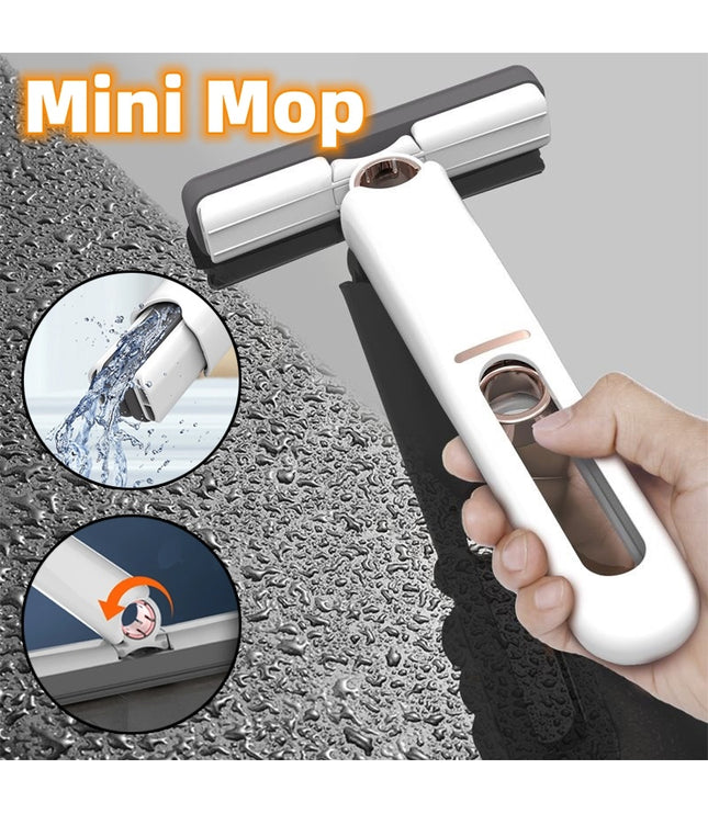 Mini Mops Floor Cleaning Sponge Squeeze Mop Household Cleaning Tools Home Car Portable Wiper Glass Screen Desk Cleaner Mop