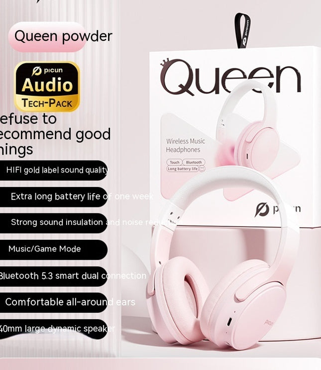 Headband Wireless Bluetooth Noise Canceling Headphones With Headset
