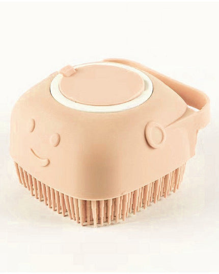 Silicone Dog Bath Massage Gloves Brush Pet Cat Bathroom Cleaning Tool Comb Brush For Dog Can Pour Shampoo Dog Grooming Supplies