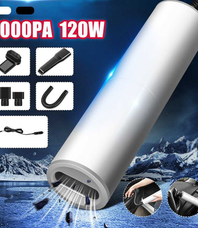 Portable Handheld Vacuum Cleaner 120W Car Charger