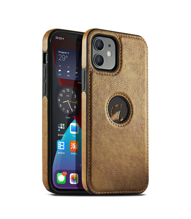 Mobile Phone Shell Car Line Leather All-inclusive Anti-Fall Men and Women