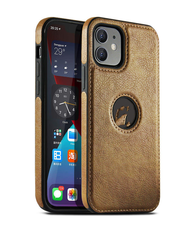 Mobile Phone Shell Car Line Leather All-inclusive Anti-Fall Men and Women