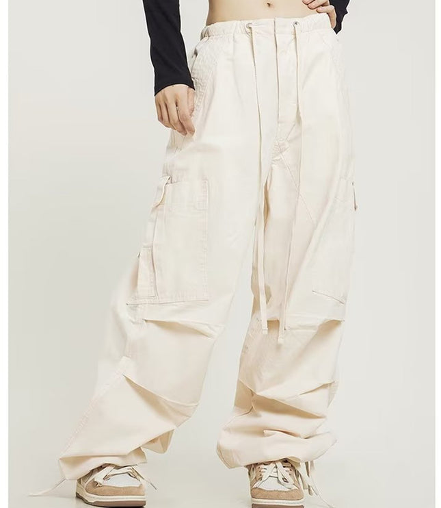 American Retro High Street Straight Wide Leg Casual Pants
