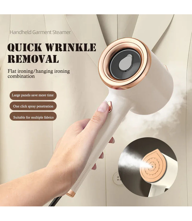 Mini Portable Handheld Garment Steamer Fabric Steam Iron For Clothes Travel Home Appliances Vertical US Plug Ironing Machine