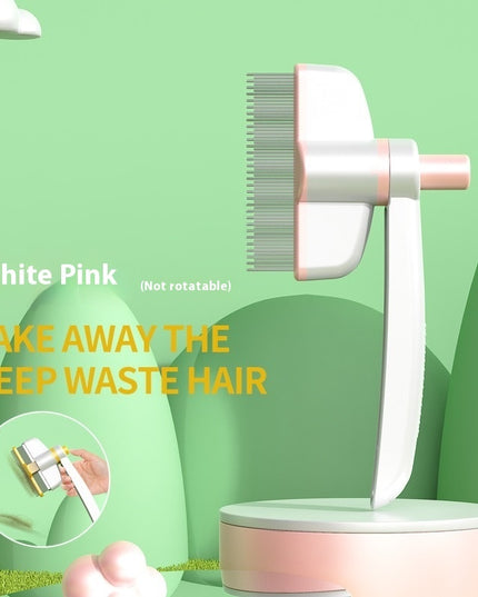 Cat Comb Tie Removal Floating Hair Magic Long Hair Pet Self-Cleaning Row Dog Cat Comb Grooming Supplies Flea Removal Brush Pets Products