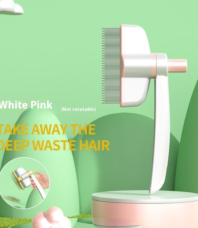 Cat Comb Tie Removal Floating Hair Magic Long Hair Pet Self-Cleaning Row Dog Cat Comb Grooming Supplies Flea Removal Brush Pets Products