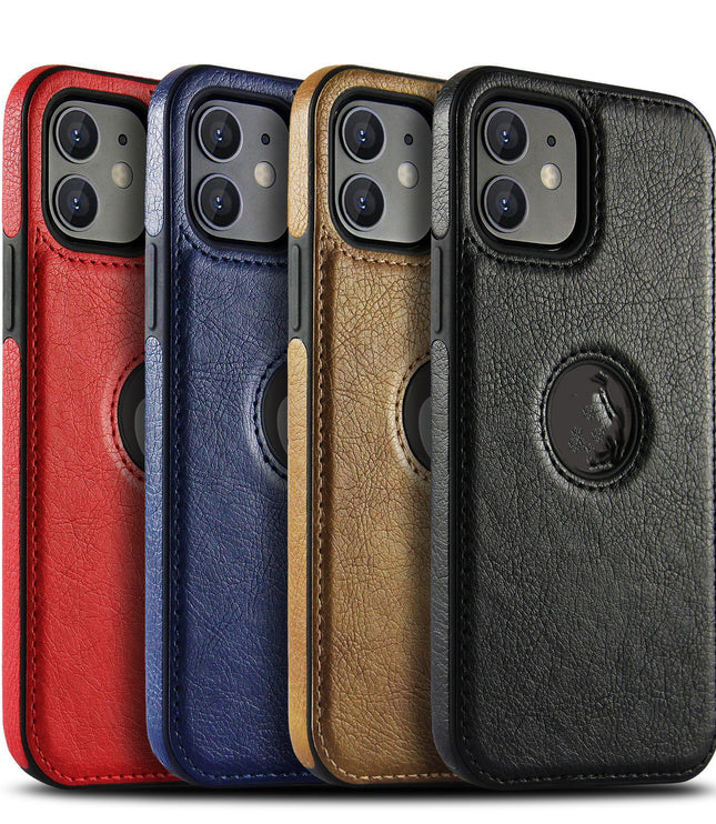 Mobile Phone Shell Car Line Leather All-inclusive Anti-Fall Men and Women