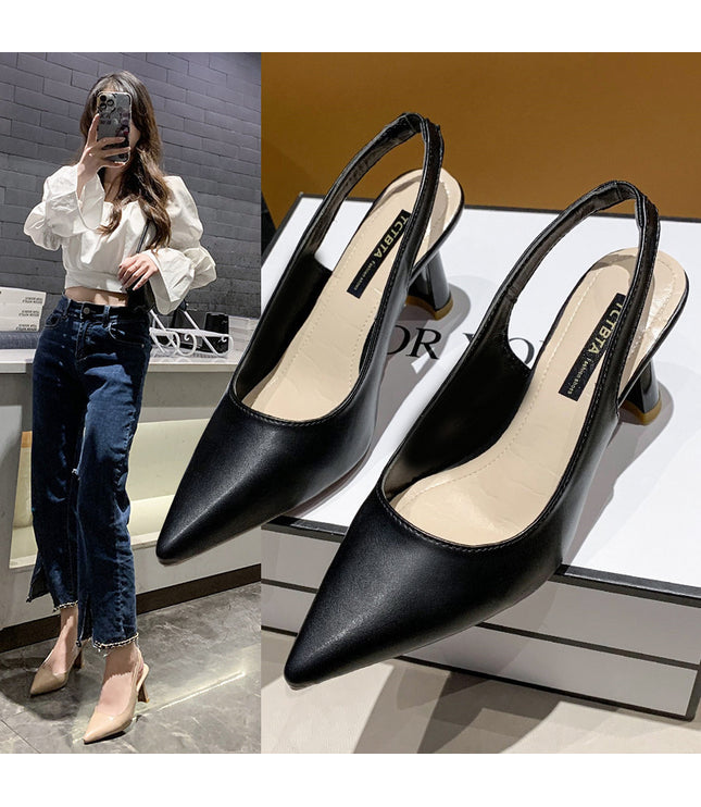 Pointed High Heels Women's Stiletto Toe Box Sandals