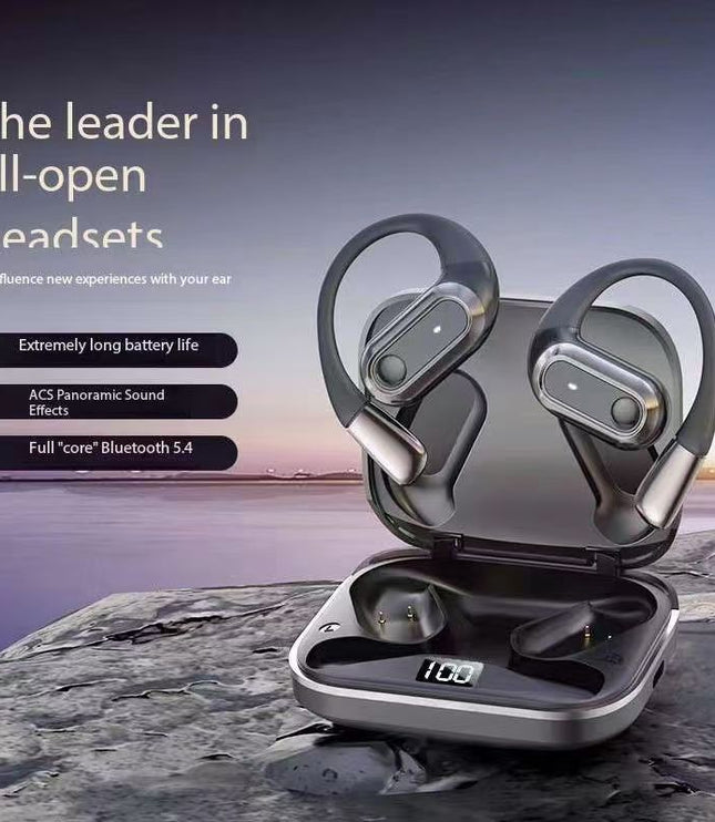 Intelligent AI Voice Open OWS Bluetooth Earphones For Directional Transmission And Ultra Long Battery Life