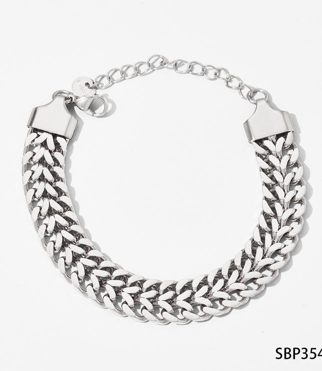 Stainless Steel Bracelet Electroplating Simple Style