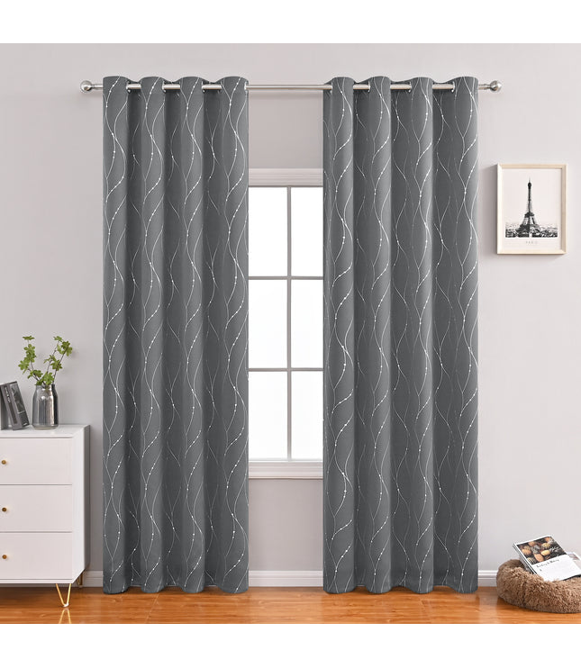 Modern Minimalist Furnishings Decorative Blackout Curtains