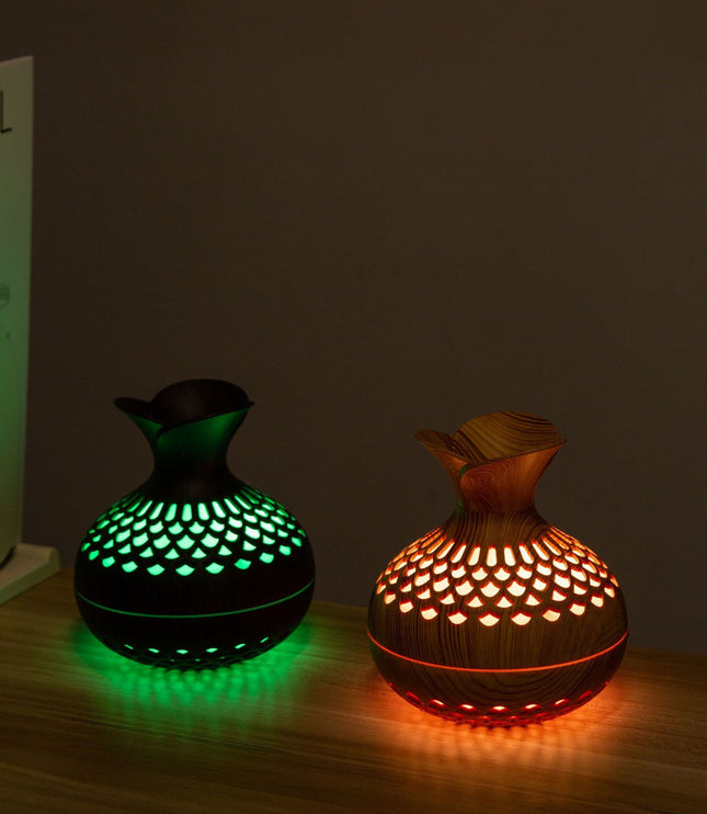 Mini Desktop Creativity Three-leaf Flower Humidifier