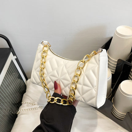Casual Clashing Underarm Bag