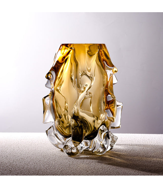 Creative Crystal Glass Vase Flower Arrangement Art Ornaments