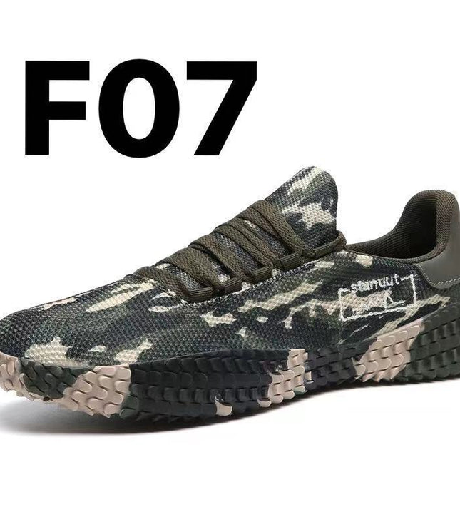 Spring and Summer Flying Woven Casual Shoes Large Men's Shoes Beathable Korean Forrest Gump Sneakers