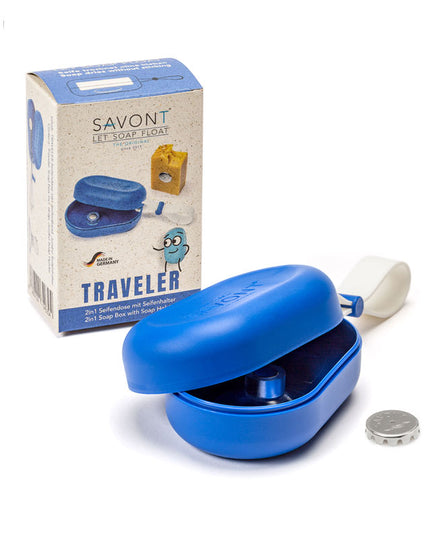 SAVONT Original Traveler Soap Box | Always dry & clean | soap tin case
