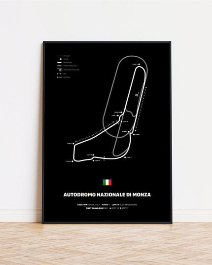 Poster Formel 1 Rennstrecken · Deko Print ohne Rahmen