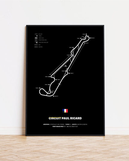 Poster Formel 1 Rennstrecken · Deko Print ohne Rahmen